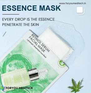 Masque facial de sérum de rétinol de meilleure qualité 2025 de vente chaude pour le raffermissement de la peau et le masque facial anti-âge organique et authentique dans 25ml - Product Image 2