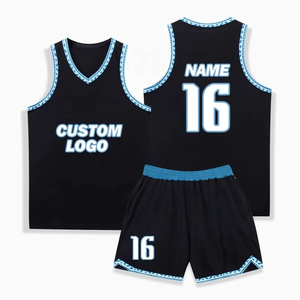 Maillot de basketball respirant personnalisé OEM/ODM avec logo imprimé par sublimation, manches courtes, antibactérien et anti-transpiration - Product Image 1