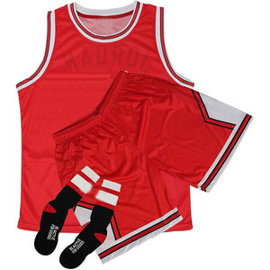Haut en maille athlétique respirant pour hommes, ensemble de maillots de basket-ball pour adultes, 3 pièces, kit de maillots de sport - Product Image 3