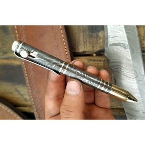 Varilla de acero de Damasco para la fabricación de joyas y bolígrafos, varilla de barra redonda de acero de Damasco, novedad de 2025, pluma de Damasco de Metal resistente hecha a mano - Product Image 2