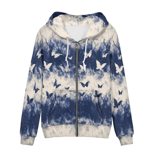 Pull à capuche à fermeture éclair oversize pour homme, coupe ajustée, streetwear - Product Image 2