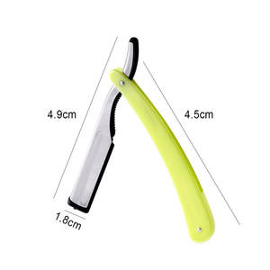 100% rasoirs à poignée en plastique de couleur et de taille personnalisées de haute qualité/rasoirs à poignée en plastique avec logo personnalisé au meilleur prix - Product Image 2