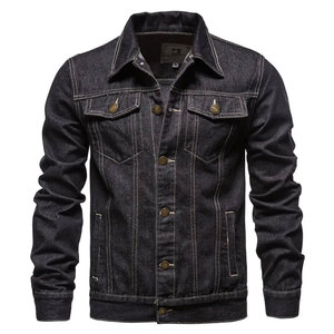 High Quality Men's Casual <b>Denim</b> <b>Jacket</b> Custom Long Sleeve <b>Lightweight</b> Breathable Premium Cotton Fabric Wholesale New Condition - Product Image 4