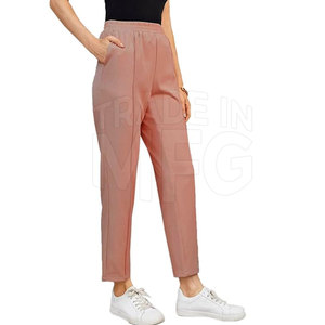 Pantalones de Mujer Hechos a Medida a Bajo Precio, Cintura Media, Frente Plano, 100% Algodón, Transpirables, de Secado Rápido, Casuales - Product Image 6