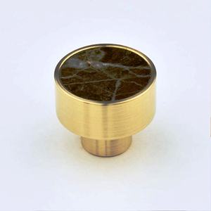 Bouton de porte externe hexagonal en laiton or boutons en marbre les plus vendus avec taille de forme de couleur personnalisée fabriqué en inde article - Product Image 6