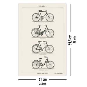 Leipzig Bibliographical Institute's I. <b>Poster</b> for Bicycles for Wall Decor Made From Durable Paper - Product Image 5
