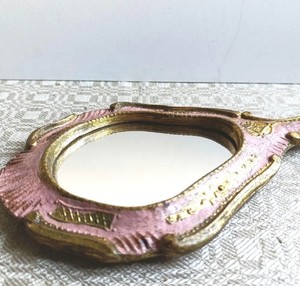 Miroir vintage, florentin, dans un coffret en bois, fait à la main - Product Image 4