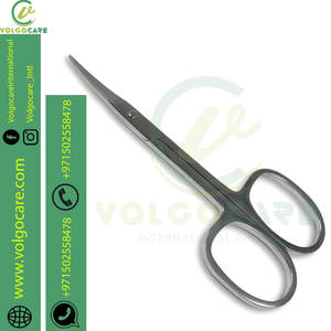 Tijeras de pelo de nariz curvadas y redondeadas de excelente calidad para hombres, Juego de 2 tijeras de manicura para cutículas de uñas, Kit de tijeras para Barba - Product Image 2