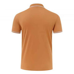 เสื้อเชิ้ตปักลาย พิมพ์ลาย ผ้าถักเรียบ 100% ผ้าฝ้าย แห้งเร็ว ระบายอากาศดี เหมาะสำหรับกีฬากอล์ฟ ชุดยูนิฟอร์มบริษัท ชุดทำงานผู้ชาย รับผลิตแบบ OEM - Product Image 2