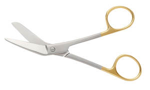 Tijeras de episiotomía de acero inoxidable estándar alemán LAWSON TAIT, grapadora de piel con Clip Manual, herramienta quirúrgica, seguridad MOL de plástico metálico - Product Image 2