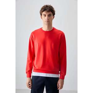 Sudadera Básica para Hombre, Fiesta, Algodón, Textura Suave, Corte Estándar, Estilo Casual para Otoño, Tejido de Punto-88363 - Product Image 3