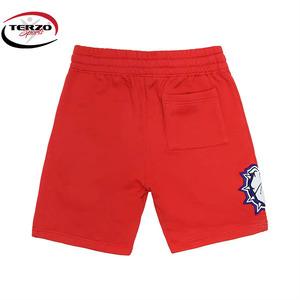 Pantalones Cortos Deportivos de Algodón para Hombre Terzo Sports con Logotipo Bordado Personalizado, Pantalones Deportivos de Malla Transpirable de Verano, de Alta Calidad y Secado Rápido - Product Image 3