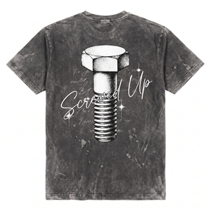Custom Logo Oversized Men's Baggy Boxy Acid Washed Cotton T-Shirt Fashion Street Hip-Hop Vintage Fade Tee for Men - Product Image 4