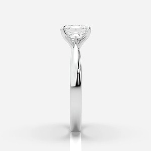 Hermoso Asscher Cut HPHT CVD Lab Grown Diamond Anillo de compromiso Excelente corte Joyería personalizada El mejor regalo de compromiso para ella - Product Image 4