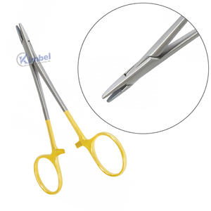 ชุดเครื่องมือผ่าตัดแบบใช้มือ KIMBEL German Steel ขนาด 6 นิ้ว พร้อมที่จับเข็มแบบสวีเดน สำหรับเย็บแผล - Product Image 3