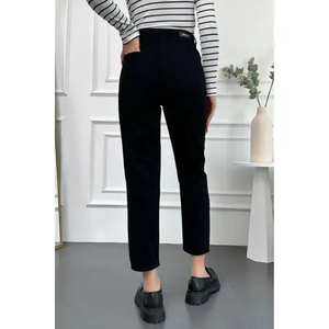 Pantalones Vaqueros de Mezclilla para Mujer de Primera Calidad, Ajustados, 100% Algodón, Ecológicos, Antiarrugas, Fáciles de Lavar, Venta al por Mayor OEM - Product Image 5