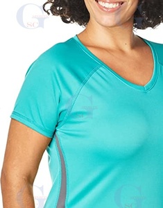 Protections contre les éruptions cutanées pour femmes, compression de Fitness à manches courtes, protection contre les éruptions cutanées MMA sur mesure de haute qualité avec logo privé et étiquette imprimée - Product Image 5