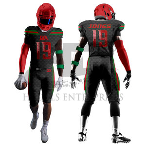 Concevez votre propre produit Uniforme de football américain Uniforme de football américain respirant à séchage rapide - Product Image 2