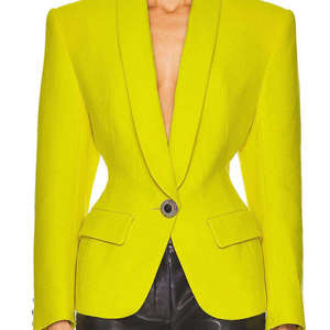 Blazer clásico para mujer, abrigo Formal ajustado a la moda, chaqueta de negocios moderna, prendas de vestir exteriores informales versátiles para armario de mujer - Product Image 4