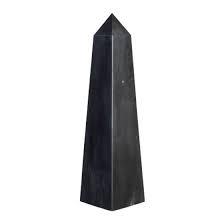 Obélisques en marbre noir, obélisque d'obsidienne en cristal naturel, obélisque en verre de cristal - Product Image 6