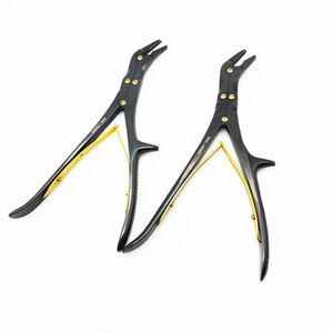 Conception incurvée de source d'alimentation manuelle de Rongeur d'os de Beyer d'acier inoxydable résistant professionnel-les instruments chirurgicaux de base - Product Image 6