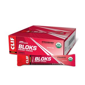 CLIF BLOKS - Sabor Fresa - Barritas Energéticas con Carbohidratos Rápidos y Electrolitos - 2.12 oz. (18 Unidades) - Product Image 4