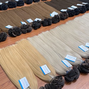 Extensions de cheveux humains vietnamiens Thanh An 100 % naturels, tissés à la main, qualité Remy, doux, 100 grammes, vente en gros - Product Image 6