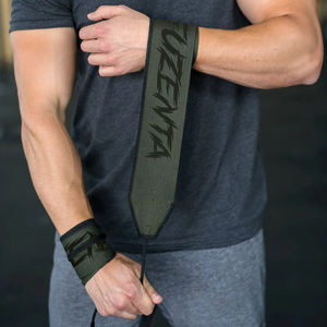 Bandes de maintien en coton de qualité supérieure pour CrossFit, haltérophilie et gym, avec boucle pour le pouce, pour un soutien robuste des poignets et une protection renforcée. - Product Image 4