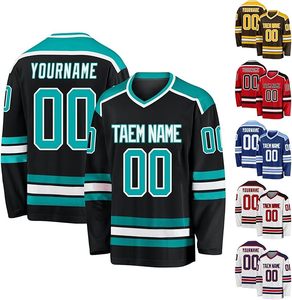 OEM personalizado tackle sarga bordado Hockey Jerseys nuevo equipo sublimación desgaste del hockey sobre hielo - Product Image 1