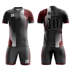Nueva llegada camiseta de fútbol personalizado transpirable sublimado uniforme de fútbol en los mejores colores último diseño con servicios OEM - Product Image 2