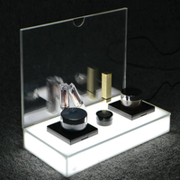 Présentoir Lumineux en Acrylique pour Publicité LED de Couleur Personnalisée, Maquillage, Parfum, Boutiques Cosmétiques, Centres Commerciaux et Supermarchés