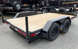 Remolque de Plataforma Plana de Doble Eje para Carga Pesada, Semirremolque para Transporte de Maquinaria y Construcción en Venta - Product Image 5