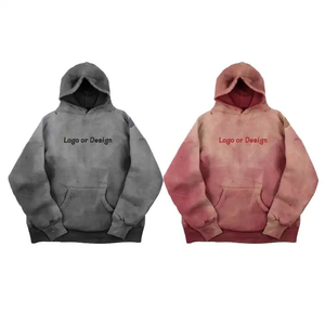 Sudaderas con capucha de calidad superior para hombre, ropa de calle, nuevo diseño, sudaderas con capucha de lavado ácido para hombre más vendidas, MOQ bajo, sudaderas con capucha de lavado ácido para hombre al por mayor - Product Image 3