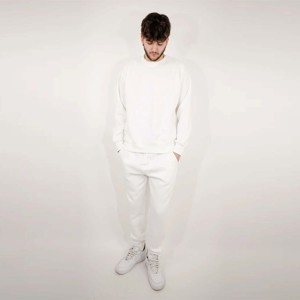 Sweat-shirt en polaire à col ras du cou pour hommes-Doux et confortable, idéal pour les activités de plein air et les tenues d'hiver - Product Image 3