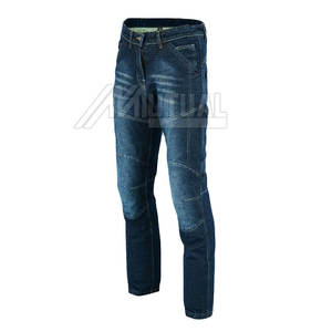 Pantalon en jean décontracté de haute qualité pour hommes, couleur unie, léger, taille moyenne, modèle droit, service OEM pour adultes le plus vendu - Product Image 4