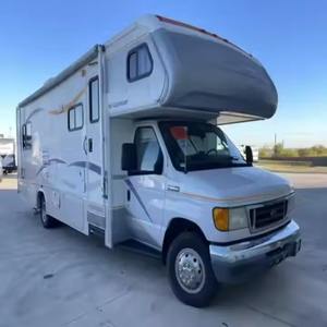 Autocaravana RV Camper Remolque en Buen Estado Mejor Precio para Viaje por Carretera y Camping con Nevera Incluida - Product Image 1