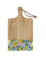 Modern luxe acacia houten snijplank voor fruit en groenten, milieuvriendelijk, duurzaam, vaatwasserbestendig, stijlvol design.