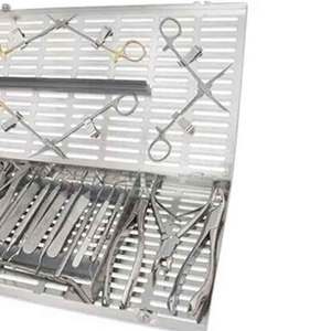 Kit de Cirugía Oral 24 Unidades Instrumentos Extra Grande Cassette Instrumentos Quirúrgicos Dentales Acero Inoxidable CE Manual Autoclavable - Product Image 3
