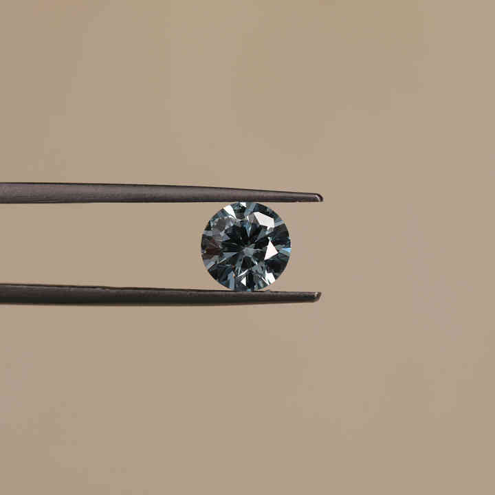 2.00 CT Greenish Blue Lab Grown Diamond Excellent Cut Fancy Color Filled Lab Created Loose Diamond for Special Jewelry IGI