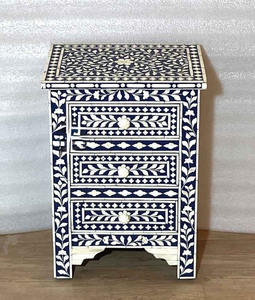 Table console antique pour salon, table en incrustation d'os avec incrustation de nacre, travail de grossiste indien - Product Image 6