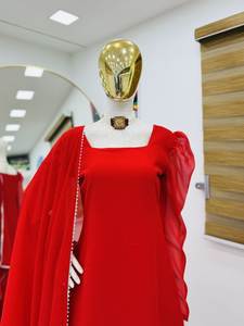 Venta al por mayor HENIXA CREATION elegante diseñador bordado Slim Fit Sharara traje para mujeres indio pakistaní fiesta desgaste lavable - Product Image 4