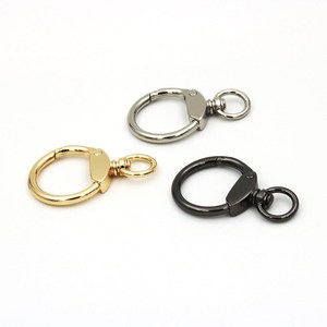 Porte-clés simple écologique fermoir mousqueton bricolage pour fournitures de fabrication de bijoux - Product Image 1