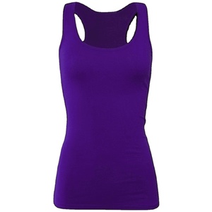 Direct Factory Sale Women's Casual Stretchy Woven Eco-Friendly <b>Racerback</b> Activewear Sports <b>Tank</b> <b>Top</b> Yoga Fitness Workouts - Product Image 1