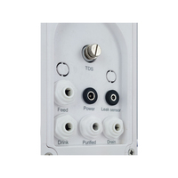 Système d'osmose inverse à flux direct 6 étapes 95L/H avec robinet 2 voies, régulateur TDS et UV-C