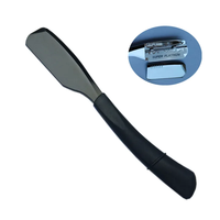 Nouveau rasoir de sécurité professionnel pliable à lame simple en acier inoxydable personnalisable pour hommes, écologique