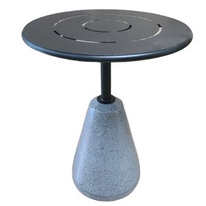 Ensemble de meubles d'extérieur contemporains CBCF190, table et chaises de café en teck durables pour jardin, salon ou cour. - Product Image 1