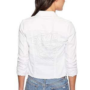 Vestes en jean pour femmes, faible MOQ, matière respirante, design personnalisé, vestes en jean pour femmes de haute qualité - Product Image 3