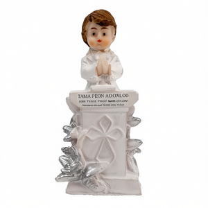Figura de Niño de Comunión para Fiesta, 8.5x3.5cm, Decoración Religiosa, Elegante Artículo para Eventos - Product Image 2