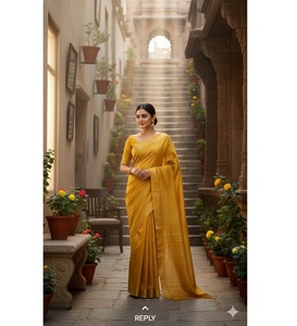 Sari en soie Tussar pur multicolore de qualité supérieure pour femmes, conçu avec des détails exquis et un charme ethnique intemporel en provenance d'Inde - Product Image 4