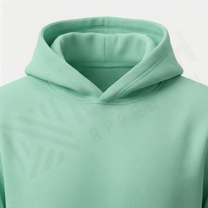 <b>Men</b> 100% Cotton Hoodie Customized Logo Printing Screen <b>Thermal</b> Heat Transfer Stickers OEM Pullover Sweatshirt Heavyweight <b>Top</b> - Product Image 4